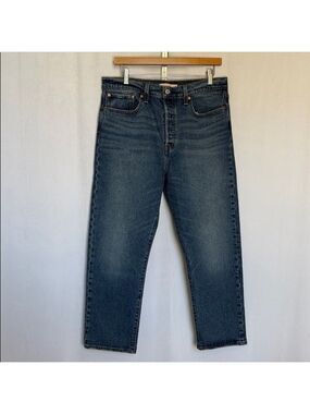 Levi's Women's Premium Wedgie Straight Denim Jeans Size 31 (12) Medium Wash EUC